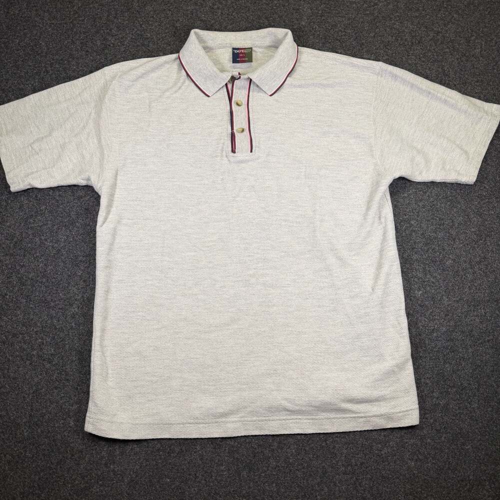 Performance Outfitters Textured Knit Short Sleeve Polo Shirt